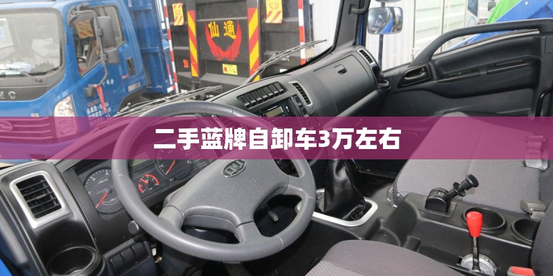 二手蓝牌自卸车3万左右