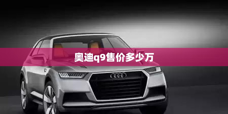 奥迪q9售价多少万
