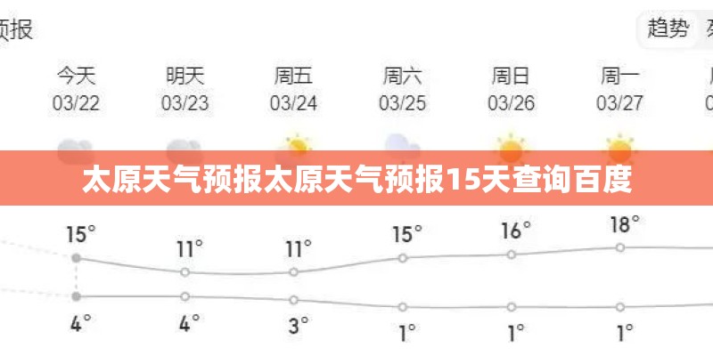 太原天气预报太原天气预报15天查询百度 太原天气预报太原天气预报15天查询百度